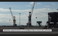 oristano assalto eolico sit in simbolo per la vigilia dell epifania