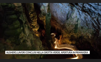 alghero lavori conclusi nella grotta verde apertura in primavera