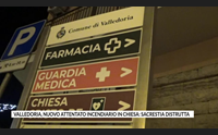 valledoria nuovo attentato incendiario in chiesa sacrestia distrutta
