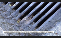 nuoro l acqua scarsa e la rete un colabrodo perdite ovunque