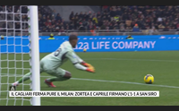 il cagliari ferma pure il milan zortea e caprile firmano l 1 1 a san siro