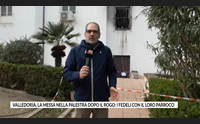 valledoria la messa nella palestra dopo il rogo i fedeli con il loro parroco