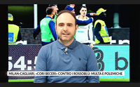 milan cagliari cori beceri contro i rossobl multa e polemiche