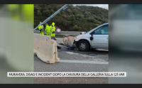 muravera disagi e incidenti dopo la chiusura della galleria sulla 125 var