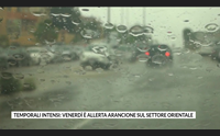 temporali intensi venerd allerta arancione sul settore orientale