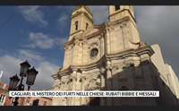 cagliari il mistero dei furti nelle chiese rubati bibbie e messali