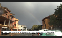 villaputzu paura per il flumendosa in piena sommerso il guado e paese isolato