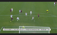 calcio serie a cagliari lecce 4 1 poker in rimonta per onorare gigi