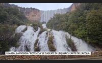 ulassai la pioggia potenzia le cascate di lequarci l arte dell acqua