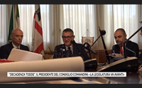 decadenza todde il presidente del consiglio comandini la legislatura va avanti