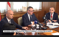 decadenza todde il presidente del consiglio comandini la legislatura va avanti