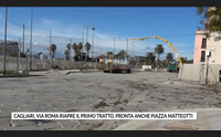 cagliari via roma riapre il primo tratto pronta anche piazza matteotti