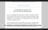dopo la sentenza l autonomia differenziata secondo politici e giuristi