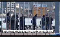 olbia i migranti sbarcano nel porto dell isola bianca accolte 40 persone