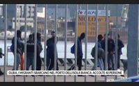 olbia i migranti sbarcano nel porto dell isola bianca accolte 40 persone