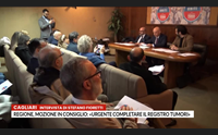 regione mozione in consiglio urgente completare il registro tumori