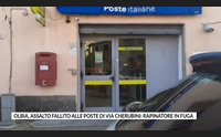 olbia assalto fallito alle poste di via cherubini rapinatore in fuga