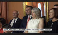 sassari prima staffetta nella giunta mascia lascia il vice sindaco tore dau