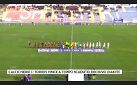 calcio serie c torres vince a tempo scaduto decisivo diakite