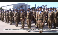 il rientro della brigata sassari dopo sei mesi di missione in libano