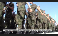 il rientro della brigata sassari dopo sei mesi di missione in libano