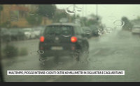 maltempo piogge intense caduti oltre 60 millimetri in ogliastra e cagliaritano