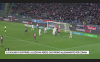 il cagliari fa soffrire la lazio ma perde oggi primo allenamento per coman