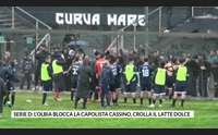 serie d l olbia blocca la capolista cassino crolla il latte dolce