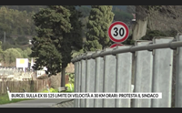 burcei sulla ex ss 125 limite di velocit a 30 km orari protesta il sindaco