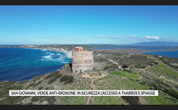 san giovanni verde anti erosione in sicurezza l accesso a tharros e spiagge