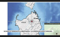scossa di terremoto a berchidda la sardegna non immune