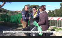 cagliari in viale europa la seconda tappa di pulizie urbane
