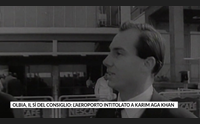 olbia il s del consiglio l aeroporto intitolato a karim aga khan