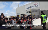 la vigilia di cagliari juve una festa i tifosi momento bellissimo