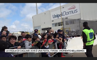 la vigilia di cagliari juve una festa i tifosi momento bellissimo
