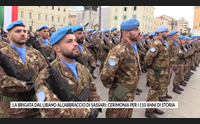 la brigata dal libano all abbraccio di sassari cerimonia per i 110 anni di storia