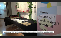 nuoro al ten un installazione racconta il diritto alla cultura