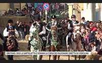 oristano oggi la sartiglietta e domani la corsa dei falegnami diretta su videolina