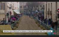 oristano oggi la sartiglietta e domani la corsa dei falegnami diretta su videolina