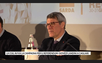 la cgil avvia la campagna per il referendum gioved landini a cagliari