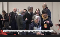 referendum lavoro landini a cagliari pi tutele e diritti
