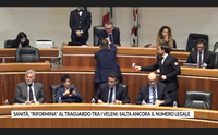 sanit riformina al traguardo tra i veleni salta ancora il numero legale