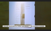 cagliari inaugurato il totem love respect no violenza di genere