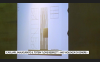 cagliari inaugurato il totem love respect no violenza di genere