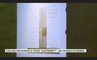 cagliari inaugurato il totem love respect no violenza di genere