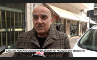 cagliari mercato chiuso ripercussioni nei negozi di san benedetto