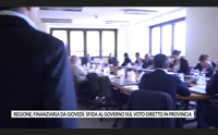regione finanziaria da gioved sfida al governo sul voto diretto in provincia