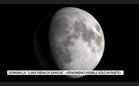 domani la luna piena di sangue fenomeno visibile solo in parte
