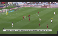 il cagliari riprende fiato in vista del rush finale nella corsa salvezza
