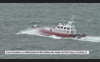 cala fighera le operazioni di recupero nel mare agitato dallo scirocco